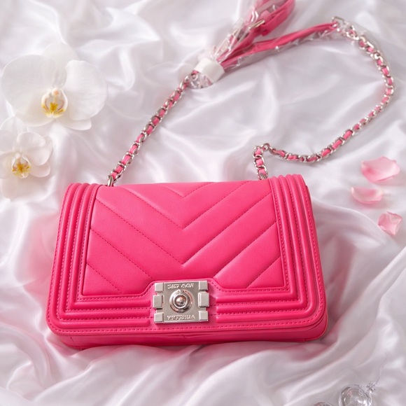 Badgley Mischka Handbags - Badgley Mischka Pink Crossbody Bag